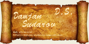 Damjan Sudarov vizit kartica
